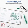 image:imageAvery Marks A Lot Permanent Markers Large DeskStyle Size Chisel Tip 12 Green Markers 088851