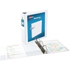 image:imageAvery Showcase Standard View 3 Ring Binder 3 Slant Rings 635Sheet Capacity 35 Inch Wide Spine 1 White Binder Ideal for Lightweight Organization and Occasional Referencing 197513