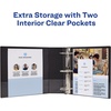 image:imageAvery Showcase Standard View 3 Ring Binder 3 Slant Rings 635Sheet Capacity 35 Inch Wide Spine 1 White Binder Ideal for Lightweight Organization and Occasional Referencing 197513