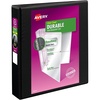 image:imageAvery Durable View 3 Ring Binder 15 EZD Rings 1 Black Binder1 Pack