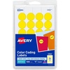 image:imageAvery PrintWrite SelfAdhesive Removable Labels 075 Inch Diameter Yellow 1008 per Pack 546234 inch diameter  1008 count Pack of 1